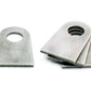 Competition Engineering MOC3434 Heavy-Duty Flat Chassis Bracket; Straight; 0.75 In. Mounting; 3/16 In. Cold Roll Steel; 2 In. Long x 1.75 In. Wide; Qty. 4;