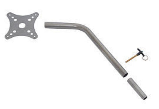 Competition Engineering MOC3451 Parachute Pack Mount Mild Steel Natural Finish