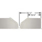 Competition Engineering MOC3991 Motor Plate Front Aluminium 0.250 In. Thick Ford V8 4.6L 2-Valve/3-Valve (each)