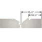 Competition Engineering MOC3992 Motor Plate Front Aluminium 0.250 In. Thick Ford V8 4.6L 4-Valve (each)