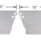 Competition Engineering MOC3995 2 Pce Alloy Front Motor Plate for Chev LS Engine
