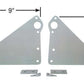 Competition Engineering MOC400 2 Pce Chev BB 396-454 Alloy Front Motor Plate