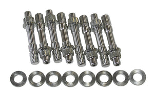 Aeroflow AF37-0601 Blower Stud Kit Silver Studs Show Set 2.8" Oal Blue