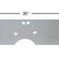 Competition Engineering MOC4001 Ford 289-351W Alloy Front Motor Plate