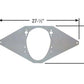 Competition Engineering MOC4003 Motor Plate Front Aluminium 0.250 In. Thick Chevrolet Small Block 90 Degree V6 (each)