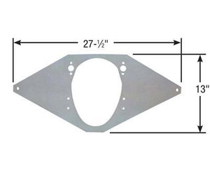 Competition Engineering MOC4003 Motor Plate Front Aluminium 0.250 In. Thick Chevrolet Small Block 90 Degree V6 (each)