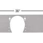 Competition Engineering MOC4004 Alloy Front Motor Plate suit Chev SB