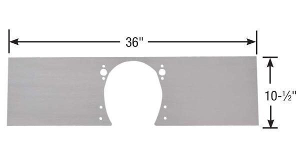 Competition Engineering MOC4004 Alloy Front Motor Plate suit Chev SB