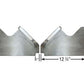 Competition Engineering MOC4012 Front Motor Plate Chrysler 5.7/6.1/6.4L 2-Piece Dimensions: 12-3/8' L x 12' H