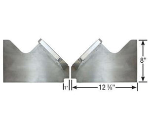Competition Engineering MOC4012 Front Motor Plate Chrysler 5.7/6.1/6.4L 2-Piece Dimensions: 12-3/8' L x 12' H