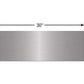 Competition Engineering MOC4014 Motor Plate Front 0.250 In. Thick Aluminium Natural 36 In. Width 12 In. HEIght (each)