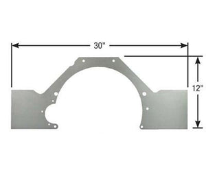 Competition Engineering MOC4023 Motor Plate Mid-Mount 0.188 In. Thick Aluminium Ford Modular V8 (each)