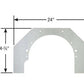 Competition Engineering MOC4025 Motor Plate Mid-Mount Aluminium 0.188 In. Thick Pontiac/Oldsmobile V8 (each)