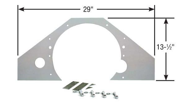 Competition Engineering MOC4031 Chev V8 Steel Mid Mount Motor Plate