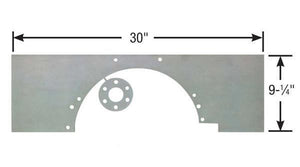 Competition Engineering MOC4035 Ford 289-351W & 351C Steel Mid Mount Motor Plate