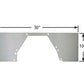 Competition Engineering MOC4054 Motor Plate Mid-Mount Aluminium 0.188 In. Thick Ford 351M-460 Kit
