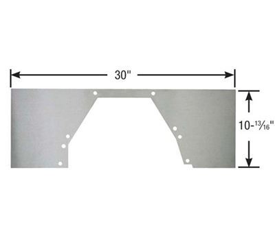 Competition Engineering MOC4054 Motor Plate Mid-Mount Aluminium 0.188 In. Thick Ford 351M-460 Kit