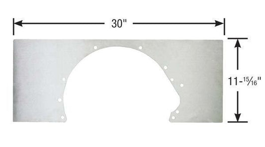 Competition Engineering MOC4055 Alloy Mid Mount Plate Chrysler BB 383-440
