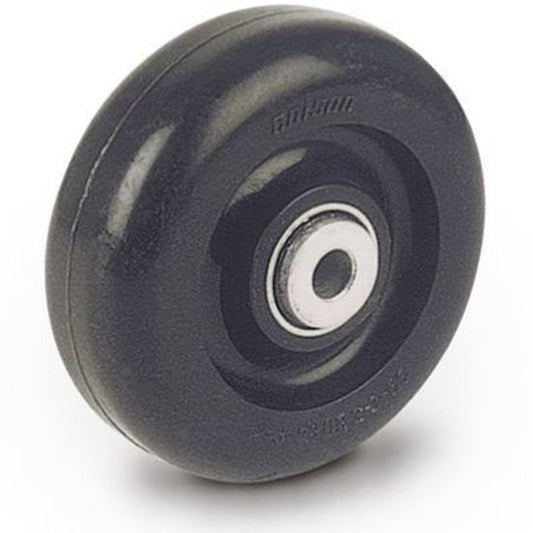 Competition Engineering MOC7060 Replacement Wheel Synthetic Rubber 3 1/2 Diameter Ball Bearing 3/8 Hole Wheel-E-Bar (each)