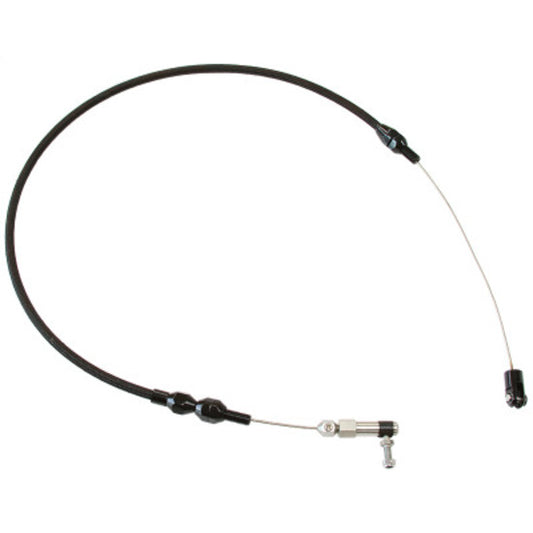 Aeroflow AF42-1100BLK Throttle Cable Stainless Steel 24" Long Black S/S AF42-1100Blk