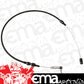 Aeroflow AF42-1101BLK Throttle Cable Stainless Steel 36" Long Black S/S AF42-1101Blk