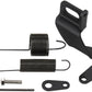 Aeroflow AF42-1104BLK Throttle Cable Bracket & Spring Black AF42-1104Blk