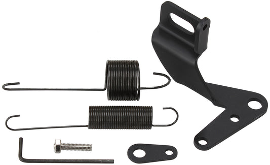 Aeroflow Performance Products AF42-1104BLK Throttle Cable Bracket & Spring Black AF42-1104Blk