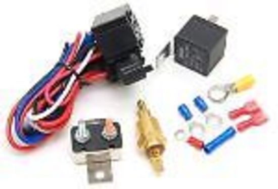 Aeroflow Performance Products AF49-1006 Fan Relay with Thermostat On 185F Off At 170F