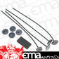 Aeroflow AF49-1007 Quick Fit Fan Mounting Kit Nylon Straps Trans Cooler Also