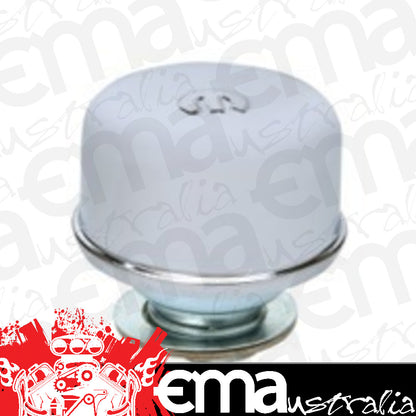 Twist-On Breather Caps Chrome Vented Style MP4529880