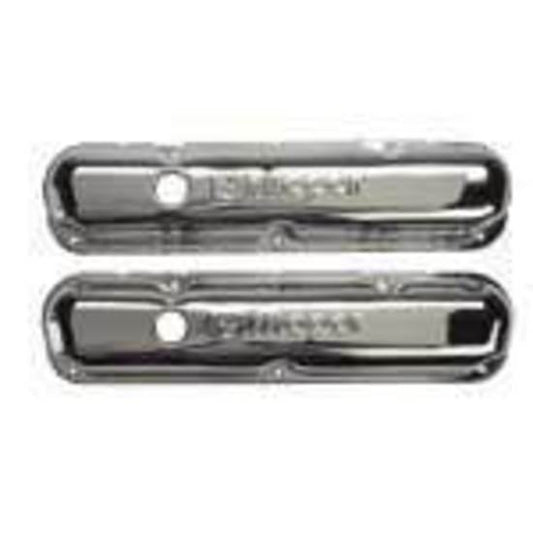 Stamped Steel Valve Covers Chrome Small Block Chrysler MP5007446