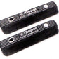 Aluminium Valve Covers Black Crinkle Finish Small Block Chrysler has breathers MP5007611
