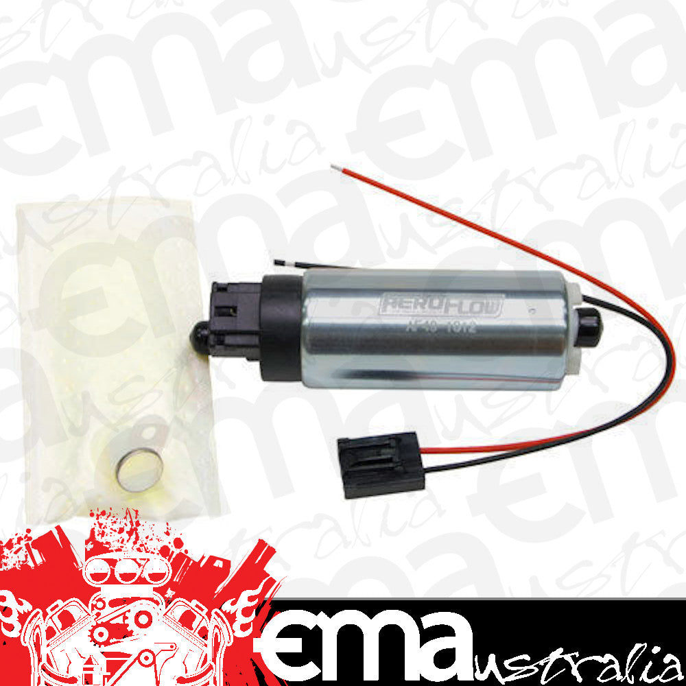 Aeroflow AF49-1012 Efi In Tank Pump 163LPH @ 5Barinlet Screen & Harness Suppl