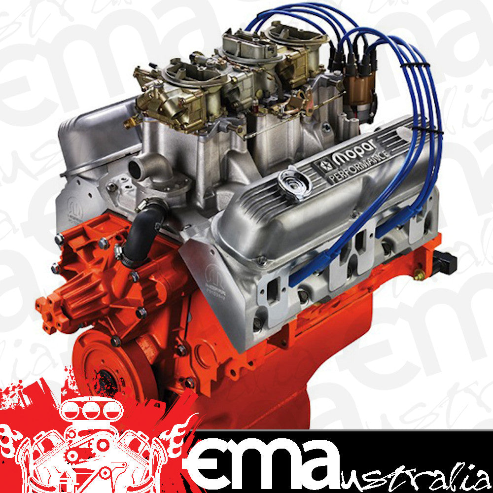 Mopar MP5153527 Chrysler Small Block 410 c.i.d. Magnum Crate Engine 450HP/475ft-lbs torque 9.7:1 Comp Six Pack Intake Manifold