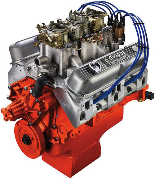 Mopar MP5153527 Chrysler Small Block 410 c.i.d. Magnum Crate Engine 450HP/475ft-lbs torque 9.7:1 Comp Six Pack Intake Manifold
