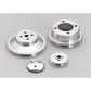 March Performance Products MPP1610 March V Belt Pulley Set Ford 302/351W Polished Billet Aluminium