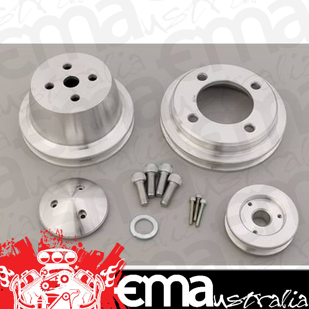 March Performance Products MPP1617 March High Water Flow 1-Groove V-Belt Pulley Set suit Ford 289-351W