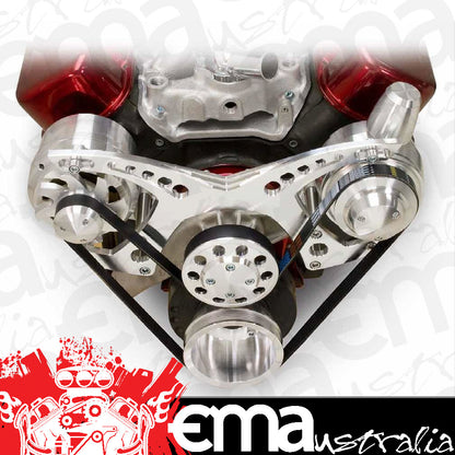 March Performance Products MPP21240 March Performance Serpentine Kit Chev BB 396-454 Short w/Pump