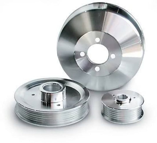 Ford Mustang Small Block Windsor 5.0L/302 C.I.D. 1979-'93 Performance Serpentine Pulley Kit For 5.0L V8 '79-'93 March Performance Products MPP2210
