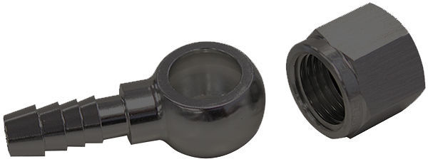 Aeroflow AF49-1020BLK Aeroflow / Bosch Fuel Pump 8mm / 5/16"Banjo & Nut Kit Bla