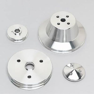 March Performance Products MPP6015 Performance 2-Groove V-Belt Pulley Set suit Short Pump Chev SB V8