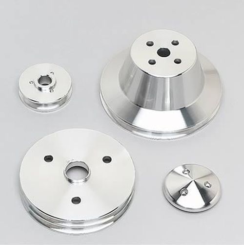 March Performance Products MPP6015 Performance 2-Groove V-Belt Pulley Set suit Short Pump Chev SB V8