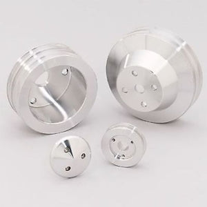 March Performance Products MPP6070 Performance 2-Groove V-Belt Pulley Set suit Long Pump Chev SB V8