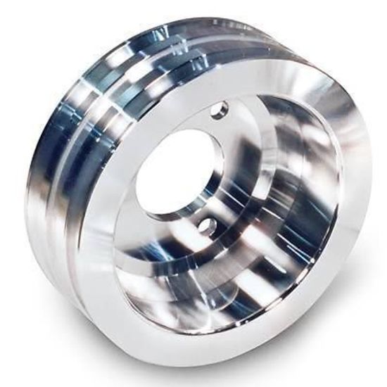 Chev Small Block Gen I 265-400 C.I.D Performance Alloy 3 Groove Crank Pulley 262-400 March Performance Products MPP6191