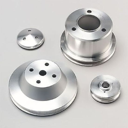March Performance Products MPP7005 Performance 1-Groove V-Belt Pulley Set suit Long Pump Chev BB V8