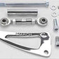 March Performance Products MPP80120 March Performance Chrome Alternator Bracket Kit SB Chevy w/ Long Water Pump
