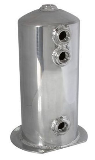 AEROFLOW ALLOY SURGE TANK 2L POLISHED -8ORB FEMALE PORTS AF49-1023