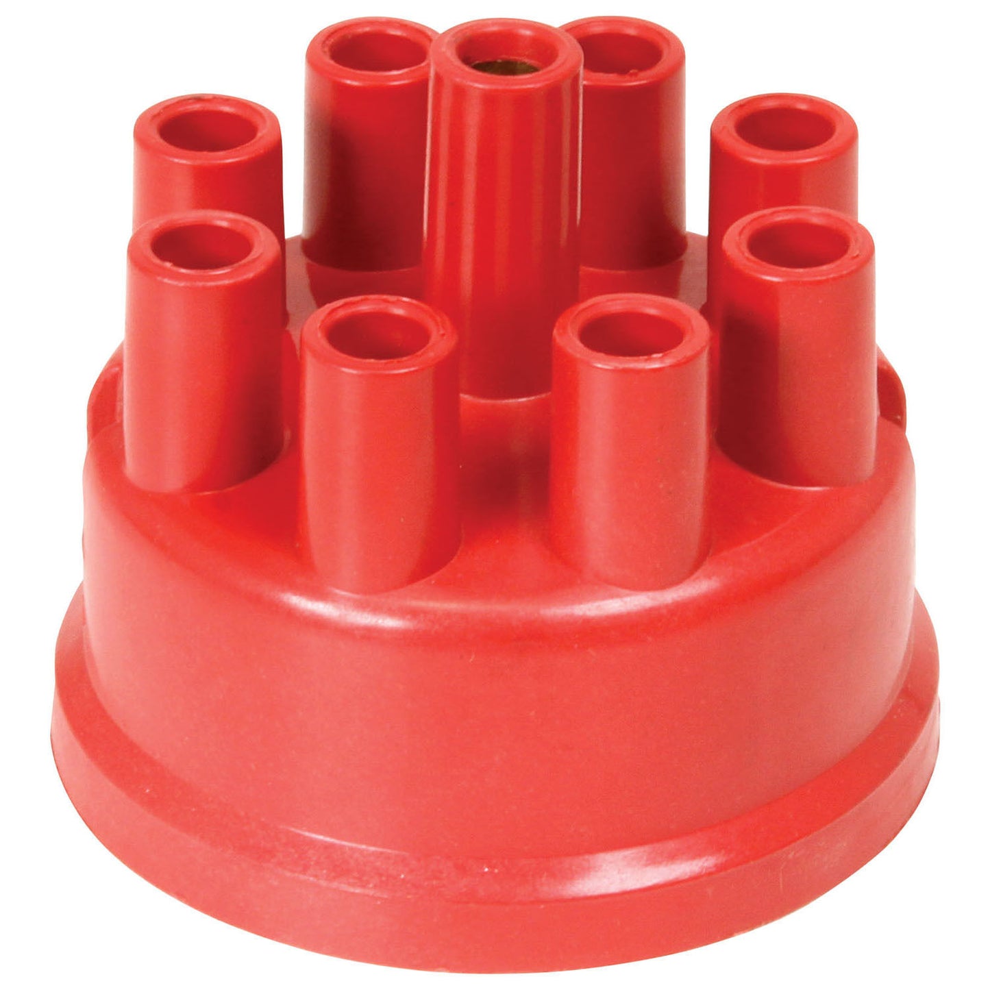 MSD Ignition MSD209 Msd Mallory Socket Style Yl V8 Distributor Cap Red Clamp Down