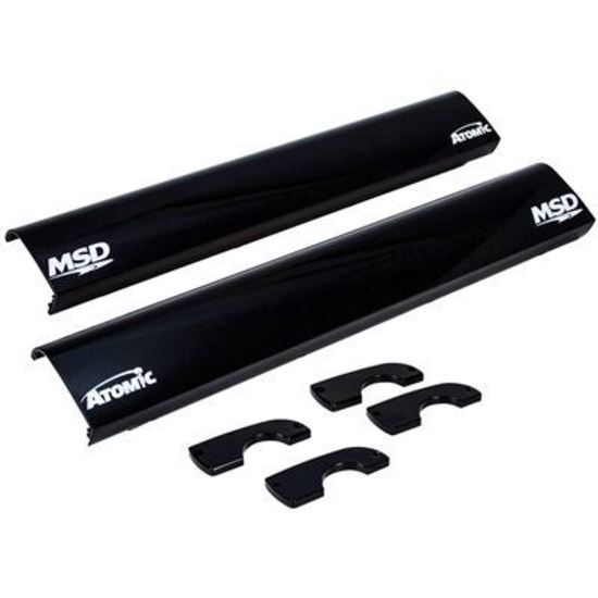 MSD Ignition Atomic Fuel Rail Covers Black