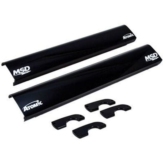 MSD Ignition Atomic Fuel Rail Covers Black